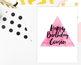 Cugino Buon Compleanno Biglietto d'Auguri