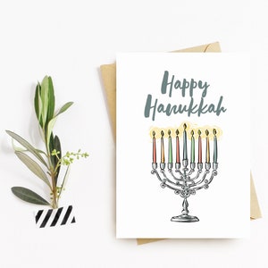 Carte Happy Hanukkah personnalisée, Happy Hanukkah Card, Hanukkah Card, Happy Hanukkah, Juif, Hanukkah
