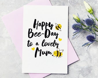 Mum Happy Birthday Greeting Card - Mum, Mother, Mama