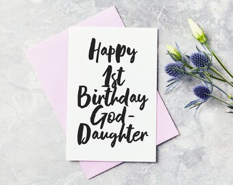 god daughters first birthday