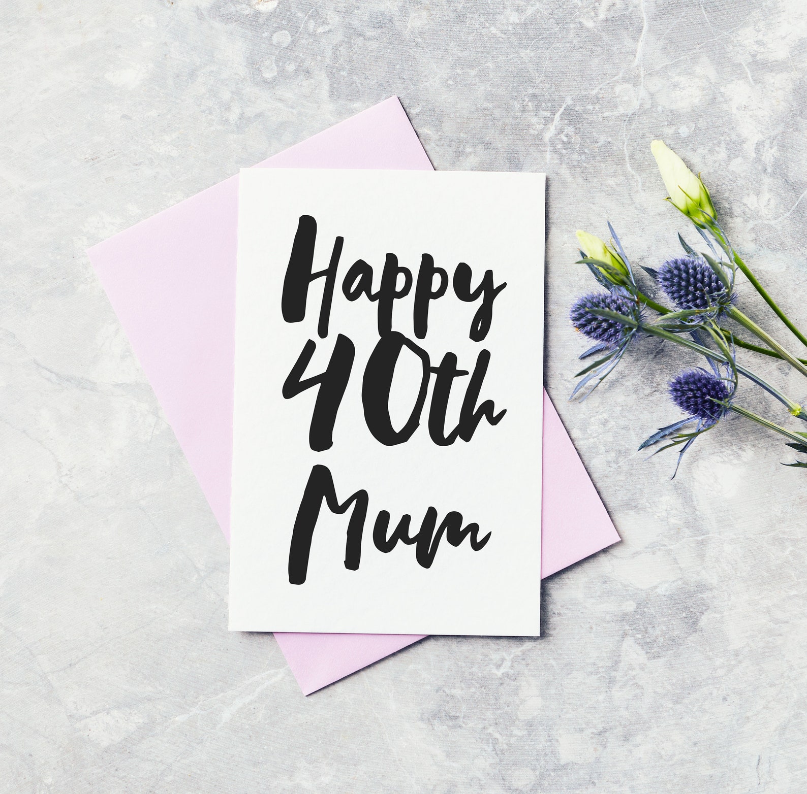 Vierzig Geburtstag Grußkarte Mama glücklich 40. Geburtstagskarte - Etsy.de