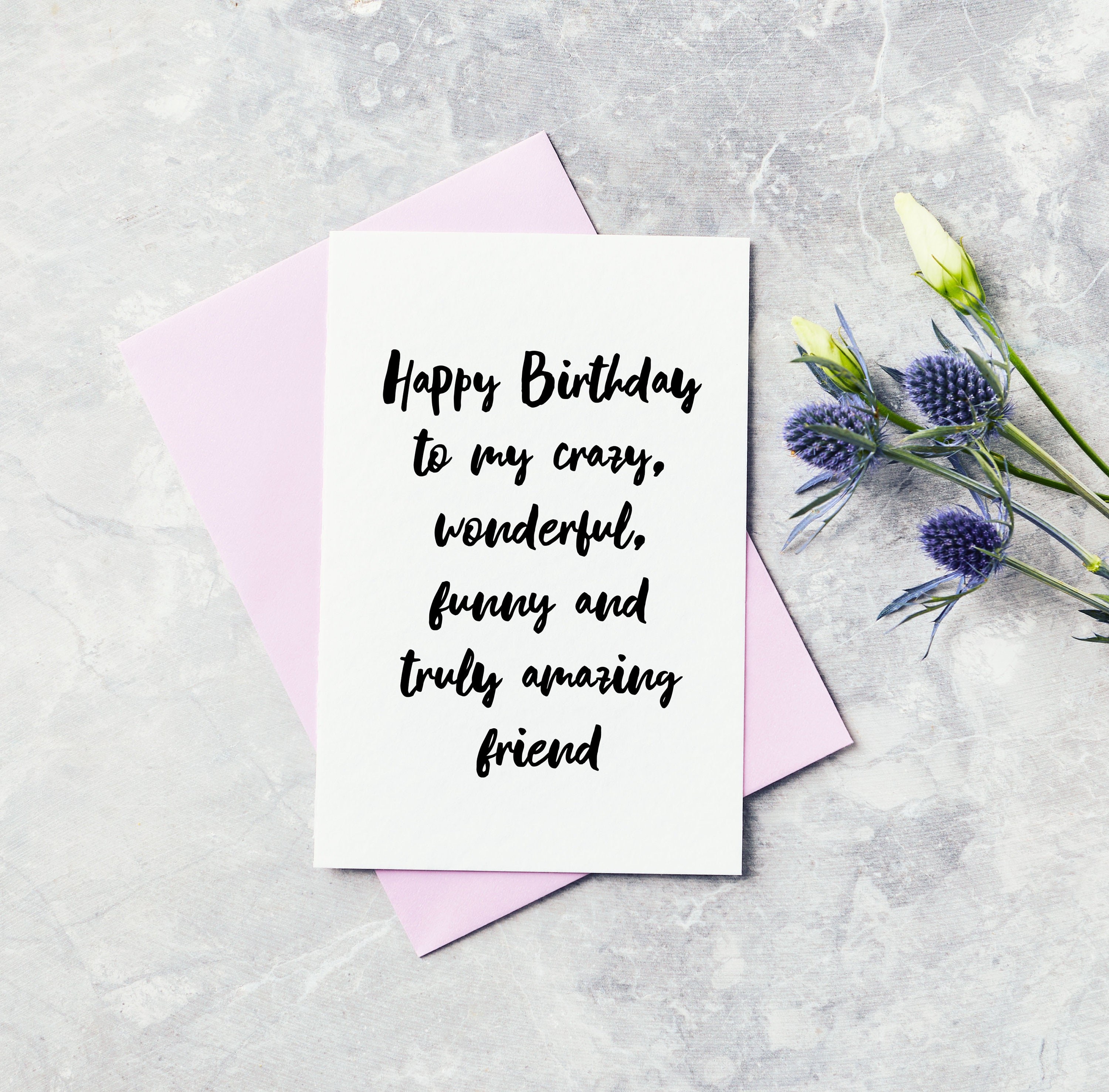 Friend Happy Birthday Greeting Card Best Friend Pal Buddy - Etsy Australia