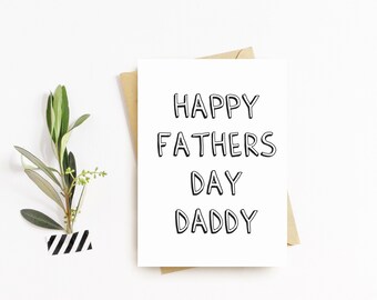 Fathers Day Greeting Card - Dad, Daddy, Grandad, Grandpa, Pops, Happy Fathers Day Card