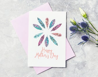 Mothers Day Greeting Card - Mum, Mummy, Mother, Happy Mothers Day Card
