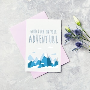 Carte de bonne chance - Je vous souhaite le meilleur de la carte de chance, carte de départ, carte d’adieu, carte Bon Voyage, carte pour partir, au revoir et bonne chance
