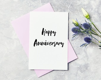 Happy Wedding Anniversary Card, Anniversary card for husband, anniversary card for wife, anniversary card for couples