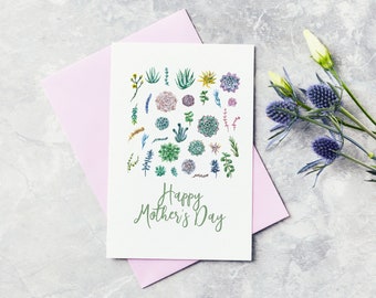 Mothers Day Greeting Card - Mum, Mummy, Mother, Happy Mothers Day Card