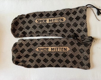 Antique Shoe Mittens Vintage Shoe Protectors