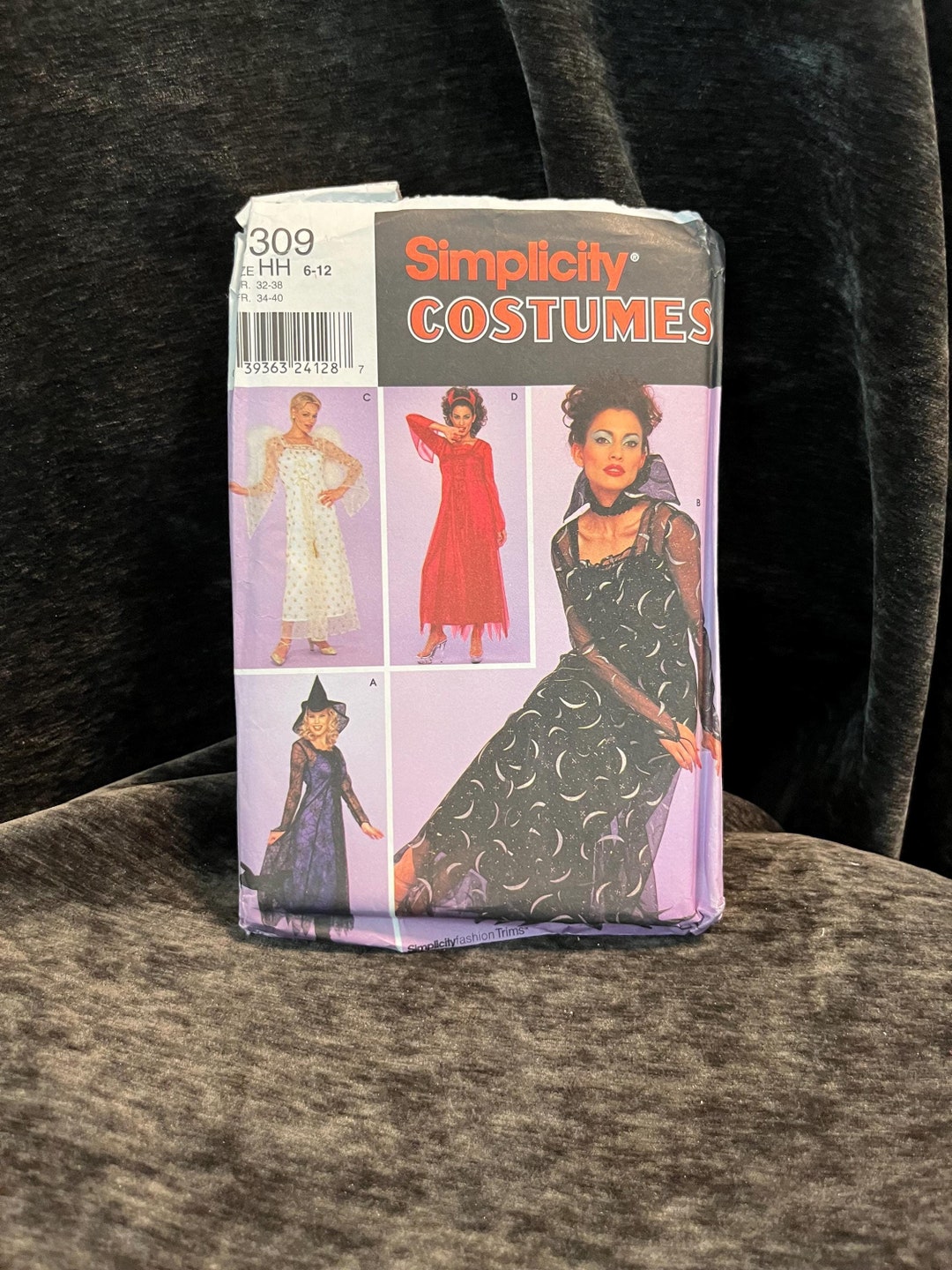 Simplicity 9309 Halloween Costume Sewing Pattern, Angel Devil Witch ...