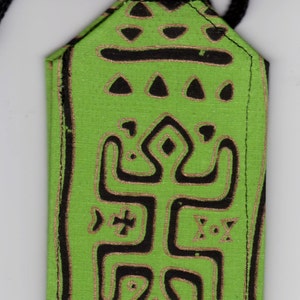 Tribal Schildkröte Afrikanischer Druck Gepäckanhänger Geschenk Kartenhalter Reisezubehör ID Rucksack Athletisch Golftasche Kinderwagen Afrikanischer Druckstoff