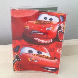 Capa para passaporte Disney Cars Steve McQueen, porta-cartão-presente, mochila de viagem para cruzeiro, acampamento de verão, super-heróis animados