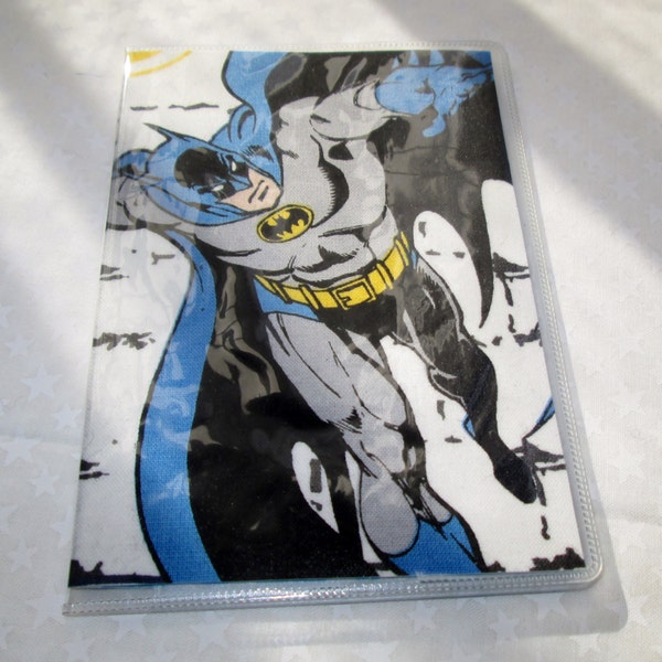 BATMAN Gift Card Holder mini wallet Business Card Holder Fabric Geek Techie Nerd Credit Subway Pass Vinyl Protector Dark Knight Comic