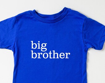 Koszulka Big Brother prezent nowy brat t-shirt minimalistyczny prezent starszy brat t-shirt prosty nowy brat t-shirt prezent dla chłopca starszy brat t-shirt prezent