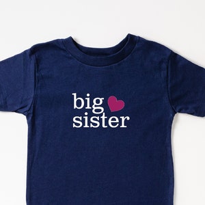 Big sister shirt gift for big sister tshirt new sibling gift minmalist big sister t shirt for new big sister tee new baby gift with heart