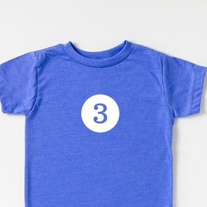 3rd birthday gift toddler t-shirt 3rd bday toddler gift 3 year old tshirt number 3 birthday shirt three year old gift minimalist t shirt 3