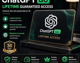 ChatGPT Go - Lifetime Guaranteed Access