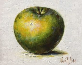 apple painting etsy