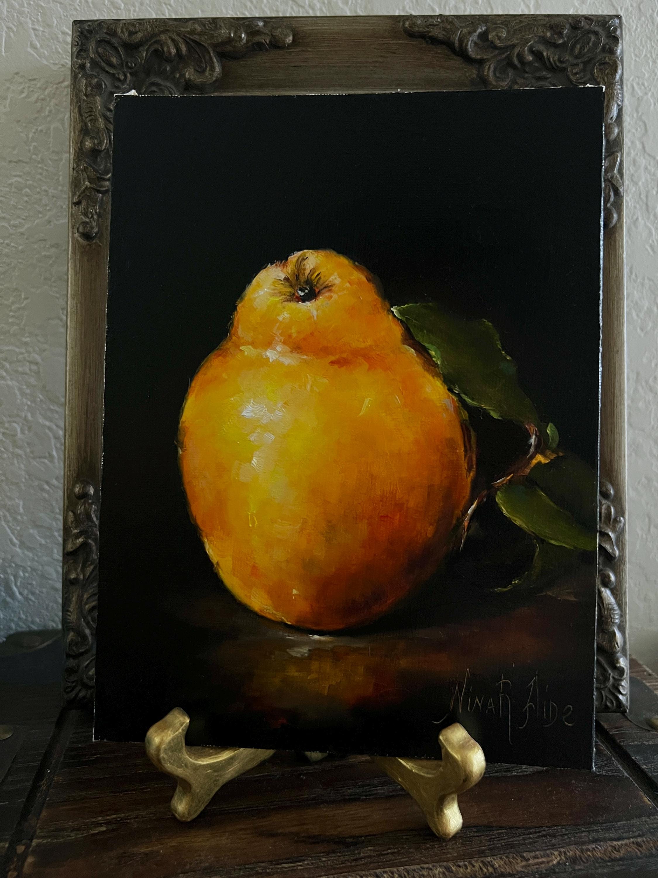 Quince Still Life Oil Painting Original Art Fruit Fine Art