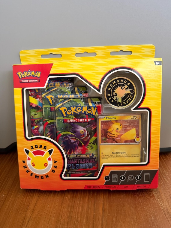 NEW- Pokemon Day 2026 Collection (MCAP) - Sealed - Etsy