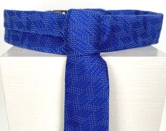 Dog collar, tie collar, bowtie for dogs, ties for dogs, vintage tie collar