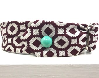 Vintage ties, Dog collar, tie collar, bowtie for dogs, ties for dogs, vintage tie collar