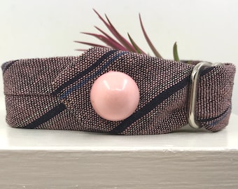 Dog collar, tie collar, bowtie for dogs, ties for dogs, vintage tie collar