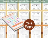 Alphabet Tracing Worksheets | A-Z Phonics Coloring Pages (PDF Download)