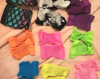 13 pares de guantes coloridos para cosplay/uso diario