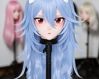 Maschera Kigurumi "Primo figlio" della serie U di WithinTheWeek – Frangia magnetica, doppie ventole
