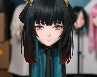 Maschera Kigurumi "Zhuang Fangyi" della serie U di WithinTheWeek – Frangia magnetica, doppio ventaglio