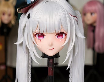 Maschera Kigurumi "Spark" della serie U di WithinTheWeek: frangia magnetica, doppia ventola.