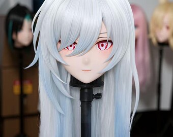 Maschera Kigurumi "Frostblade" della serie U di WithinTheWeek – Frangia magnetica, doppia ventola