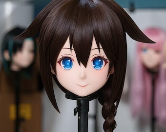 Maschera Kigurumi "Shigure" della serie U di WithinTheWeek – Frangia magnetica, doppia ventola