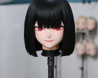 Maschera Kigurumi "Grace" della serie U di WithinTheWeek – Frangia magnetica, doppia ventola