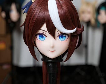WithinTheWeek U Series "Emperor" Kigurumi Mask – Magnetic Bangs, Dual Fans