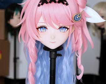 Maschera Kigurumi "Daniya" della serie U di WithinTheWeek – Frangia magnetica, doppia ventola