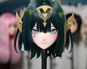 With TheWeek U Series ""Nefer"" Kigurumi Maske - Magnetischer Pony, zwei Fächer