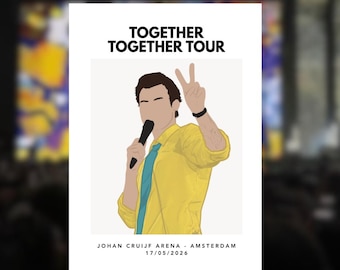Together Together Amsterdam N2 Concert Poster – A4 Fan Made Print