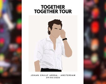 Together Together Amsterdam N7 Concert Poster – A4 Fan Made Print