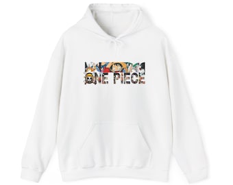One Piece Luffy Graphic Hoodie | Anime Straw Hat Pirate Sweatshirt