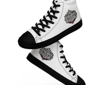 Men’s high top canvas shoes