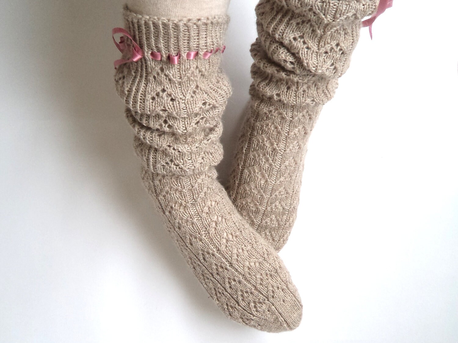 Boot socks. Knee high socks. Leg warmers. Hand knit socks. Etsy