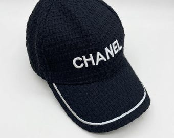 Chanel Black Cap OS – Used Good Condition