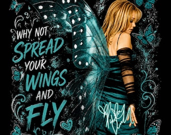 Hilary Duff The Lucky Me Tour 2026 PNG File: Concert T-Shirt Design (Digital Download)