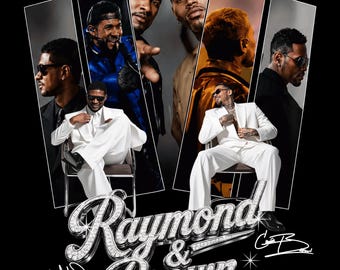 Raymond & Brown Tour 2026, Usher x Chris Brown Tshirt Design ( Digital Download)