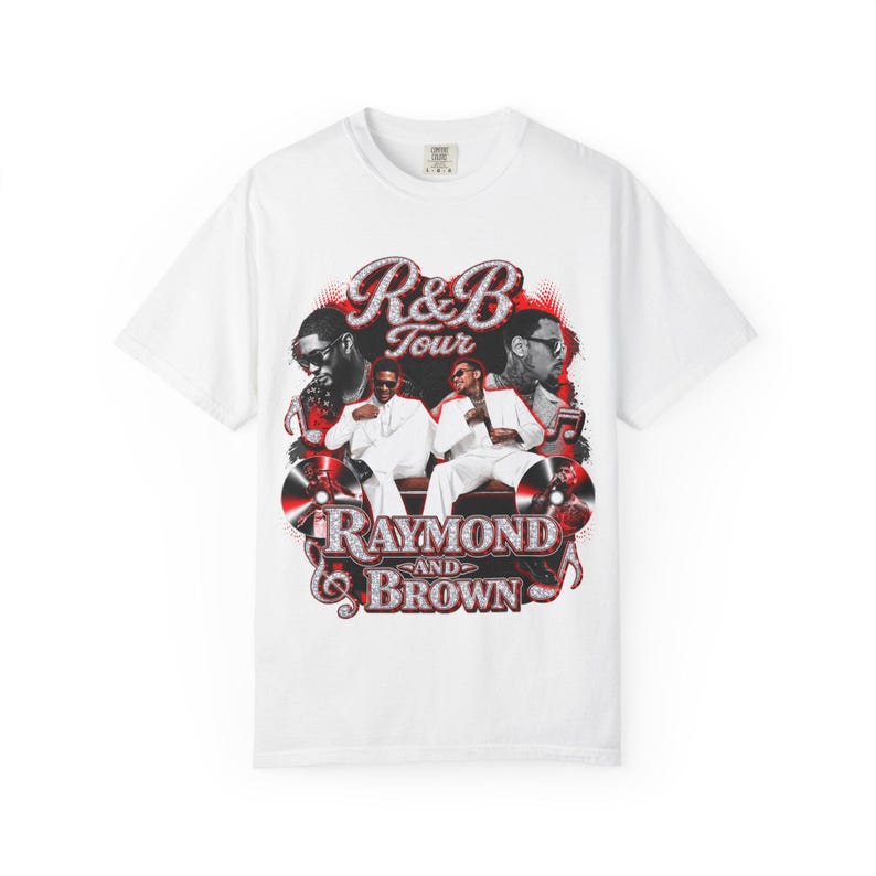 Raymond & Brown Tour 2026, Usher x Chris Brown Tshirt Design ( Digital Download) image 3