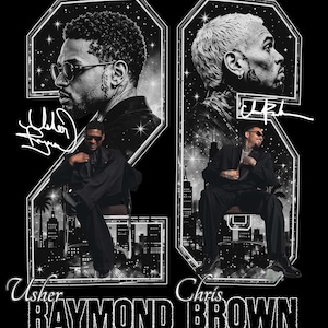 Raymond & Brown Tour 2026, Usher x Chris Brown Tshirt Design ( Digital Download)