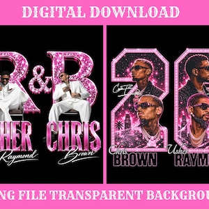 Raymond & Brown Tour 2026, Usher x Chris Brown Tshirt Design ( Digital Download)