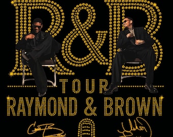 Raymond & Brown Tour 2026, Usher x Chris Brown Tshirt Design ( Digital Download)