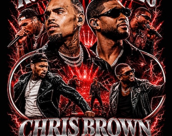 Raymond & Brown Tour 2026, Usher x Chris Brown Tshirt Design ( Digital Download)